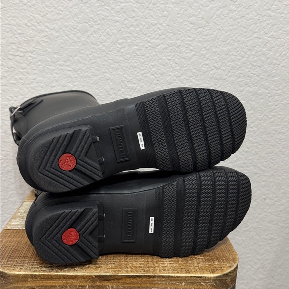 Hunter The Original Short Black Boots Size 10 NEW - Picture 6 of 8